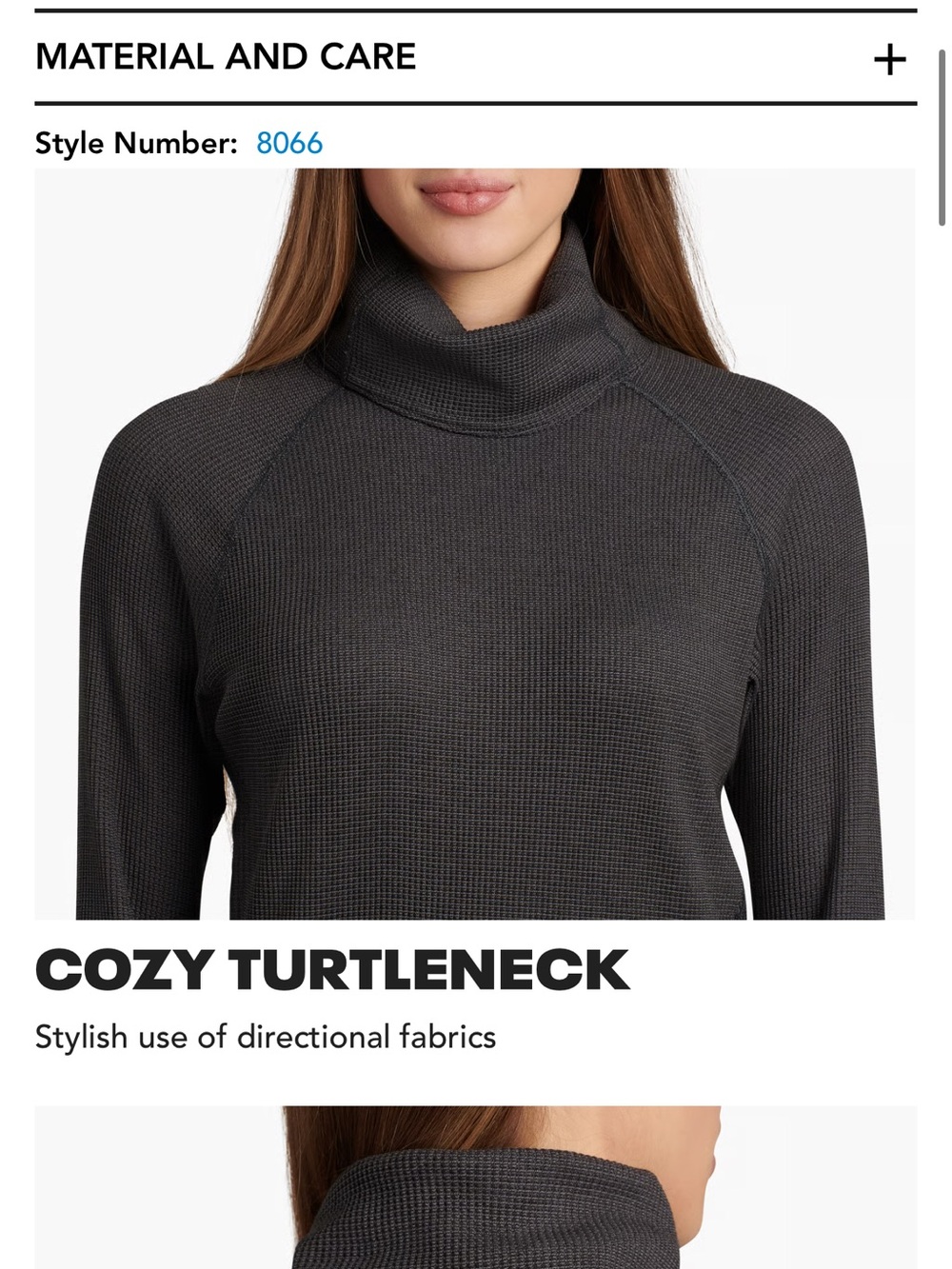 Women's KUHL Gray Waffle-Knit Funnel Neck Top